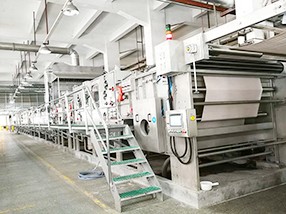 針織布料絲光車間